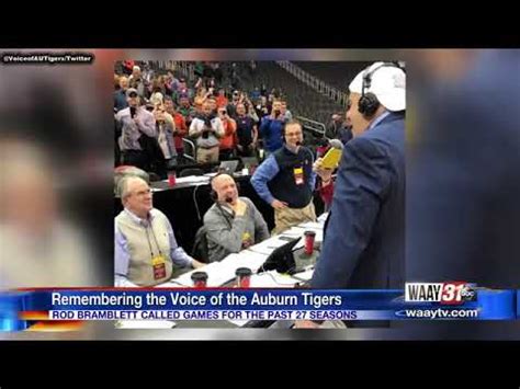 Rod Bramblett, the 'Voice of the Auburn Tigers,' and his wife 